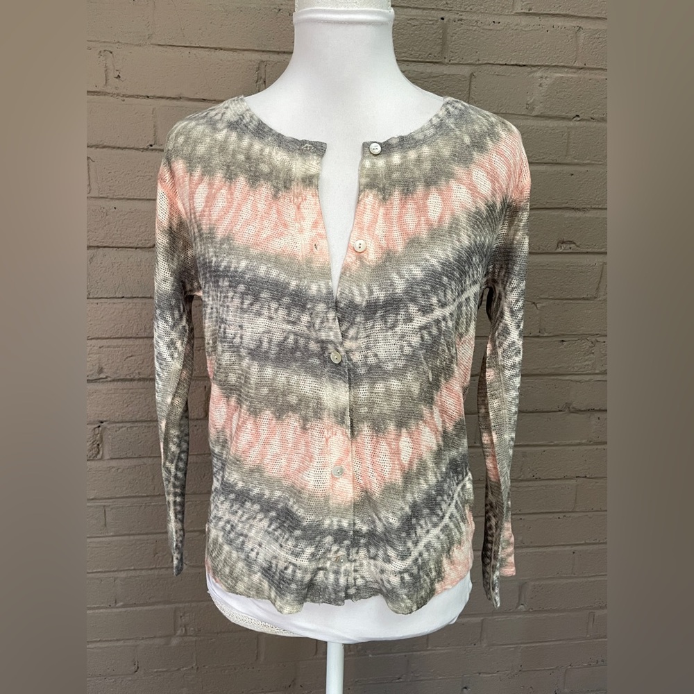 Nally & Millie NWT tie dye cardigan XS